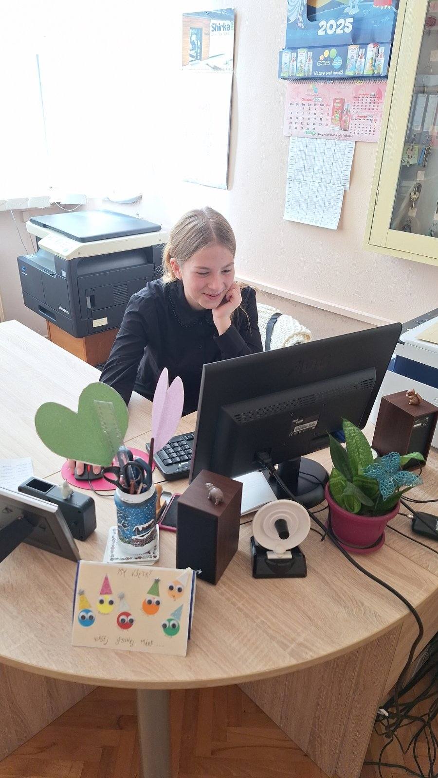 Výmena úloh – žiaci zamestnanci na škole